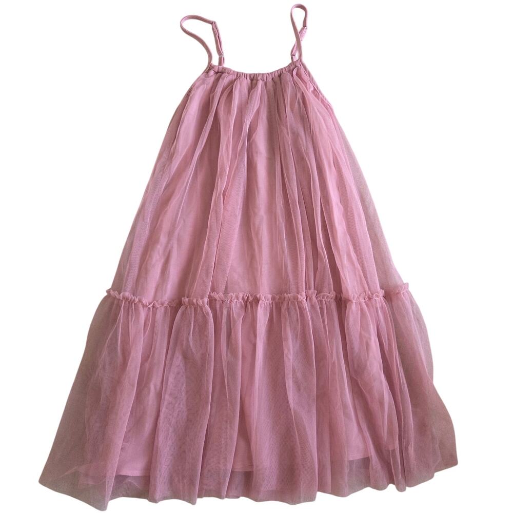 Cotton On | Pink Tiered Tulle Dress | 7-8 Years